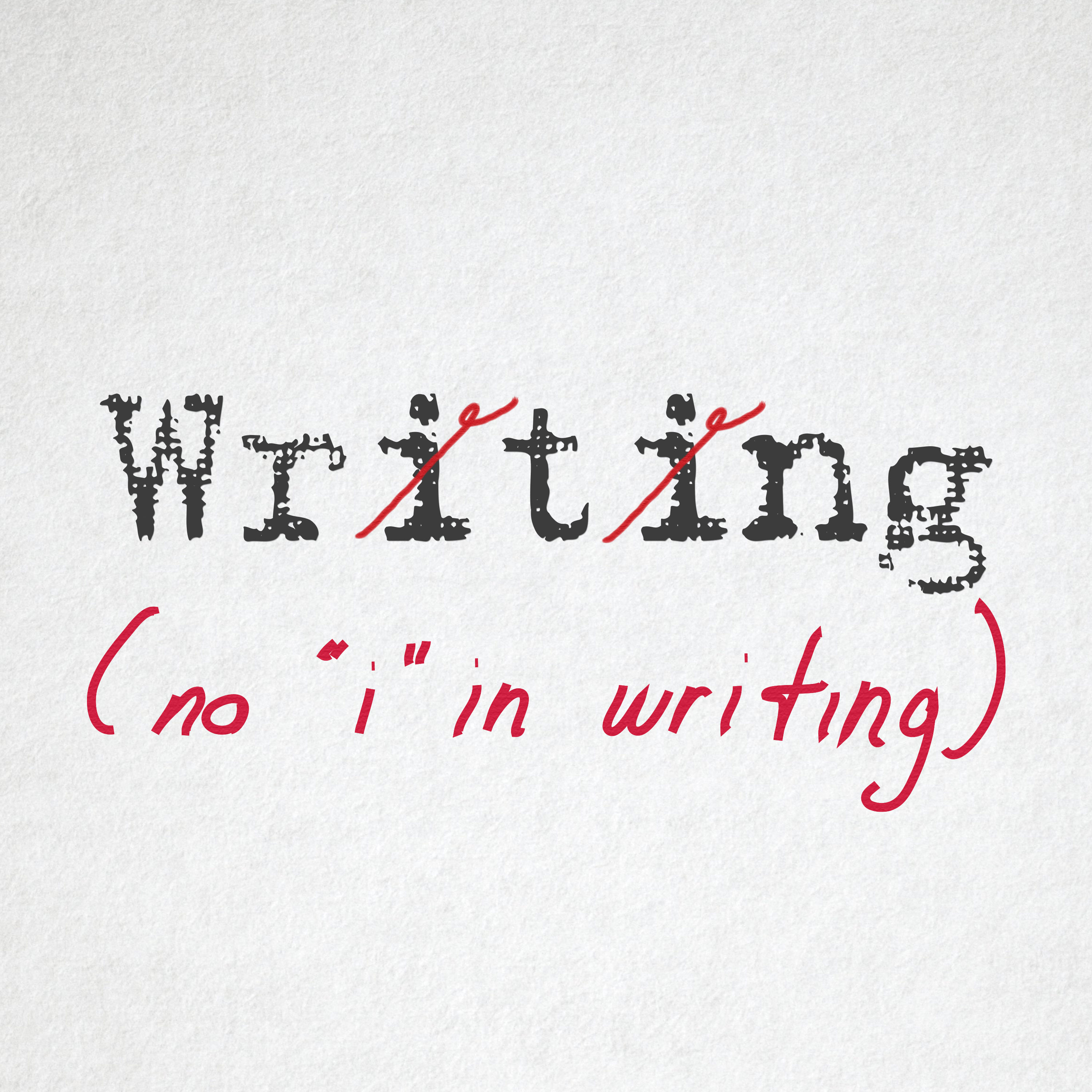 No 'i' in Writing podcast
